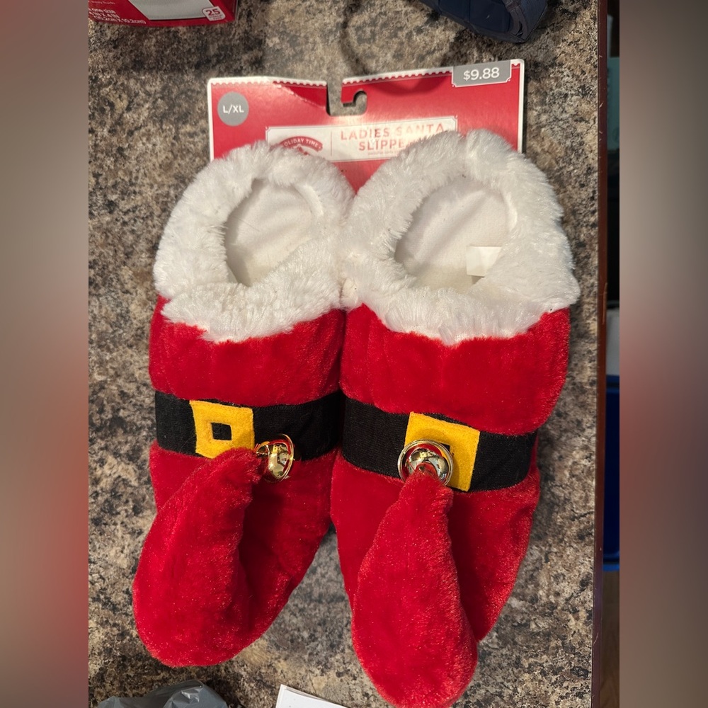 Christmas Santa Slippers